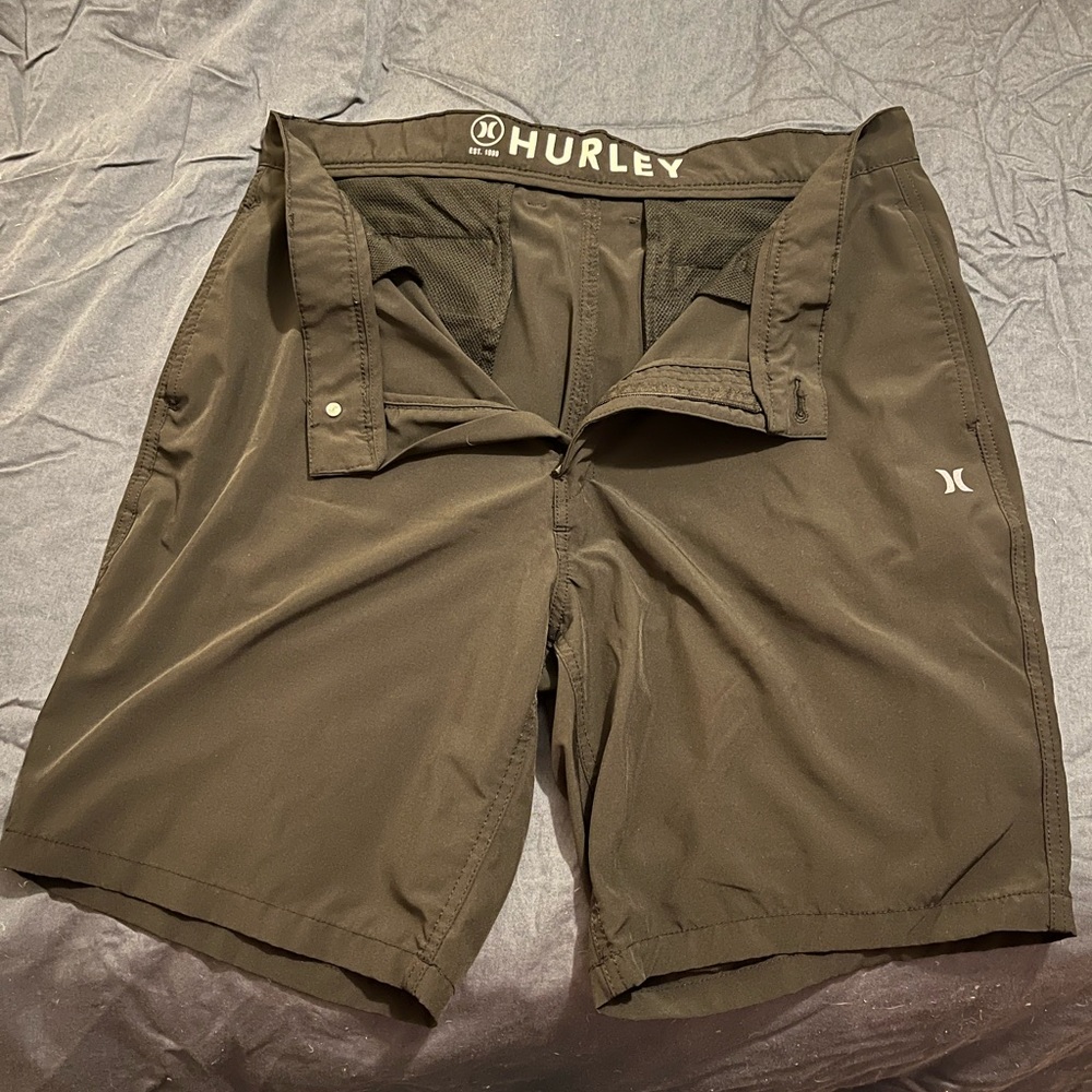 Black Hurley Phantom Shorts